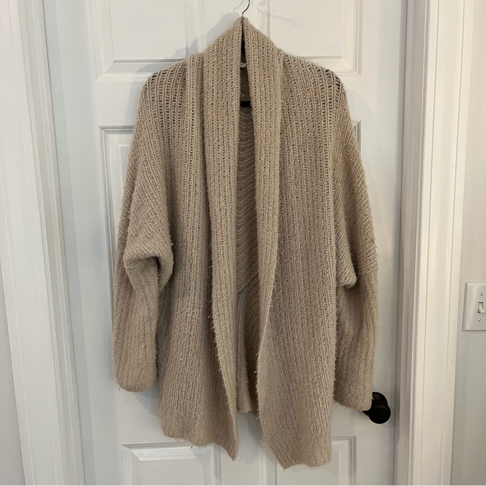 Sleeping On Snow By Anthropology- Beige Cardigan